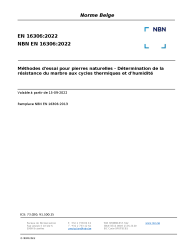 NBN EN 16306:2022