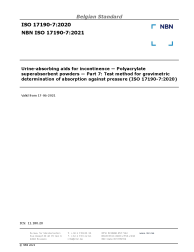 NBN ISO 17190-7:2021