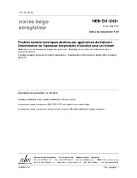 NBN EN 12431:2013