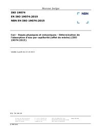 NBN EN ISO 19074:2015