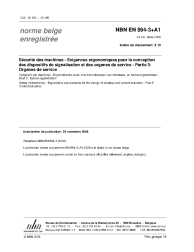 NBN EN 894-3+A1:2009