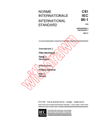 IEC 60086-1:1993/AMD2:1996