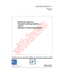 IEC PAS 62055-41:2003