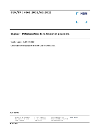CEN/TR 14061:2021/AC:2022