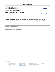 NBN EN ISO 4210-7:2023