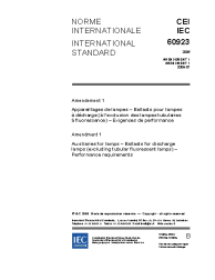 IEC 60923:2005/AMD1:2006