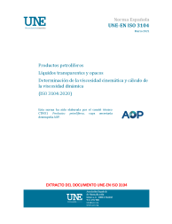 UNE-EN ISO 3104:2021