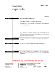 UNE-EN 169:2003 (R2017)