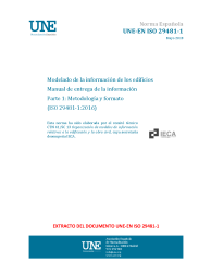 UNE-EN ISO 29481-1:2018