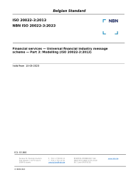 NBN ISO 20022-3:2023