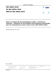 NBN EN ISO 20601:2019