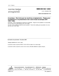 NBN EN ISO 12001:2009