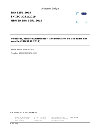 NBN EN ISO 3251:2019