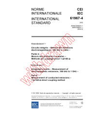 IEC 61967-4:2002/AMD1:2006