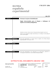 UNE-ENV 1284:1998