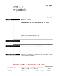UNE 48293:2007 (R2014)