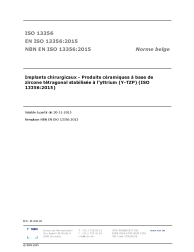 NBN EN ISO 13356:2015