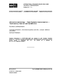 ISO/IEC 9594-3:2005/COR3:2011