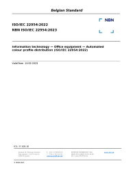 NBN ISO/IEC 22954:2023