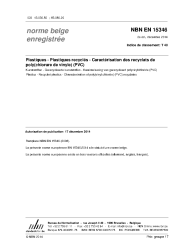 NBN EN 15346:2014