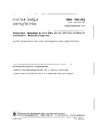 NBN ISO 362:1992