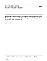CEN ISO/TS 23818-1:2020