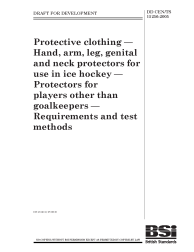 DD CEN/TS 15256:2005