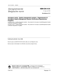 NBN EN 9104:2006