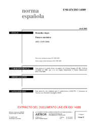 UNE-EN ISO 14589:2002