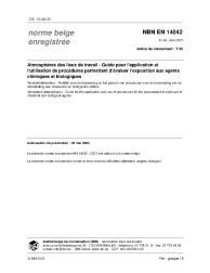 NBN EN 14042:2003