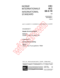 IEC 60068-2-18:1989/AMD1:1993