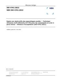 NBN ISO 4761:2022