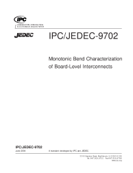 IPC/JEDEC-9702 - Standard Only