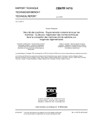 CEN/TR 14715:2004