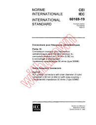 IEC 60169-19:1985