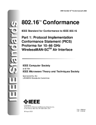 IEEE 802.16-2001/Conformance01:2003