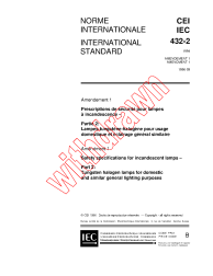IEC 60432-2:1994/AMD1:1996