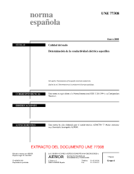 UNE 77308:2001 (R2021)