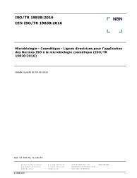 CEN ISO/TR 19838:2016