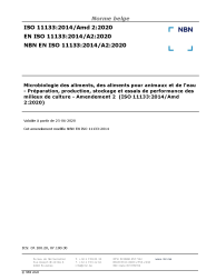 NBN EN ISO 11133:2014/A2:2020
