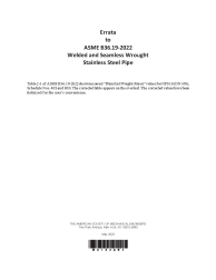 ASME B36.19-2022 ERRATUM