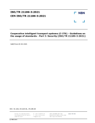 CEN ISO/TR 21186-3:2021