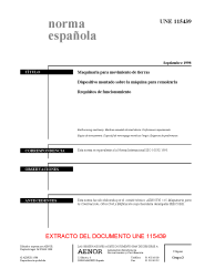 UNE 115439:1998 (R2021)