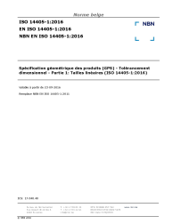 NBN EN ISO 14405-1:2016