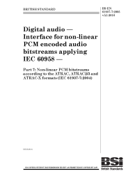 BS EN 61937-7:2005+A1:2016