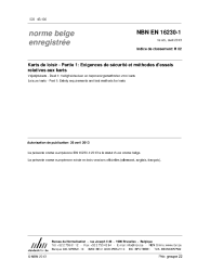 NBN EN 16230-1:2013