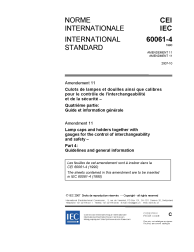 IEC 60061-4:1990/AMD11:2007