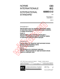 IEC 60893-3-2:1993/AMD1:1998