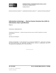 ISO/IEC 8824-2:2015/COR1:2018