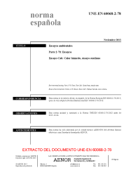 UNE-EN 60068-2-78:2013